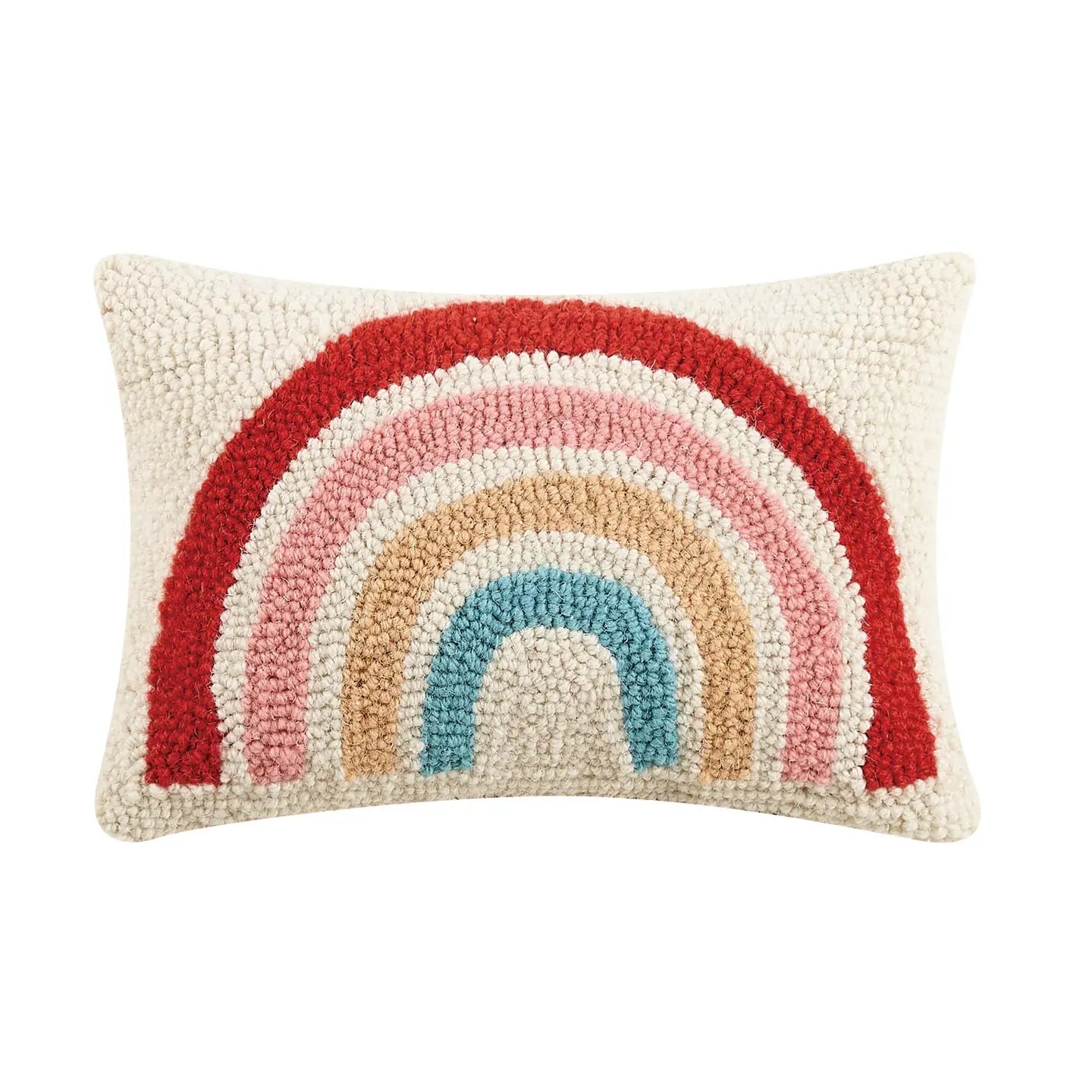 Small Rainbow Hook Pillow