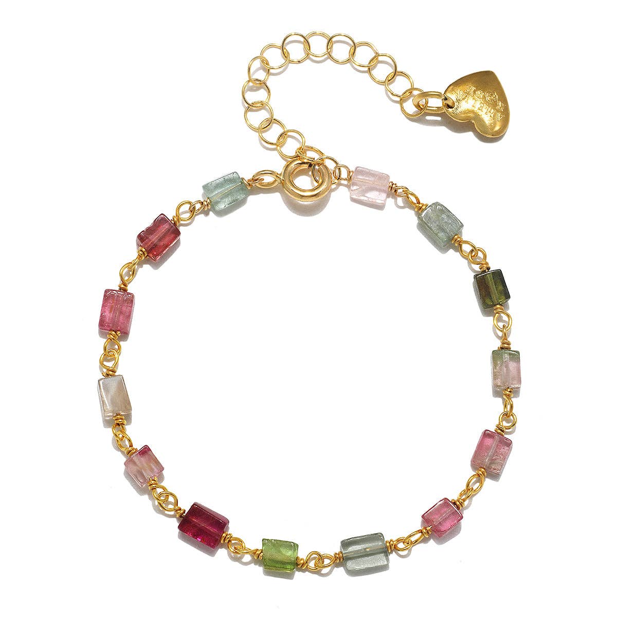 Tourmaline Chicklet Bracelet