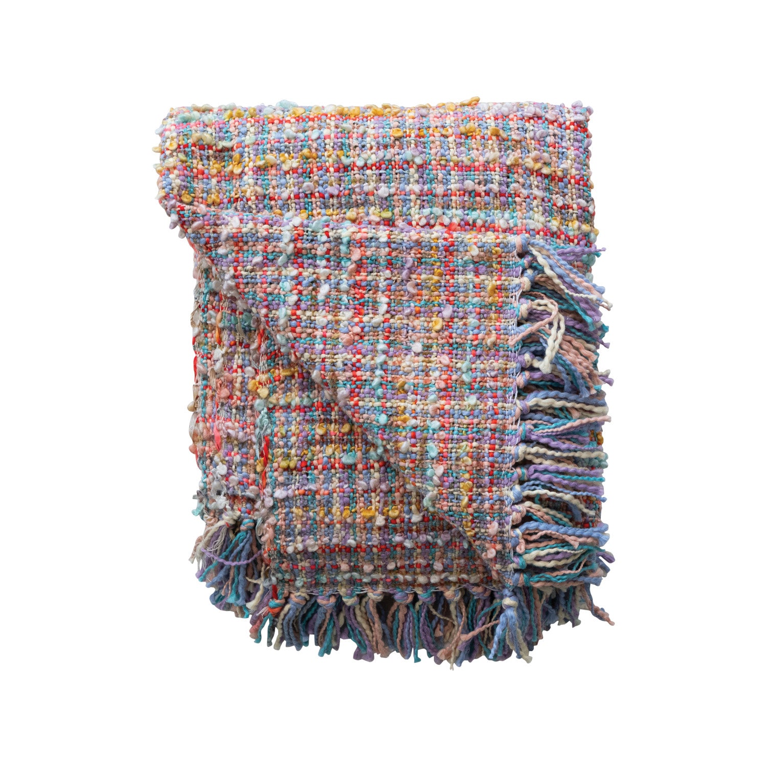 Cotton Blend Slub Throw
