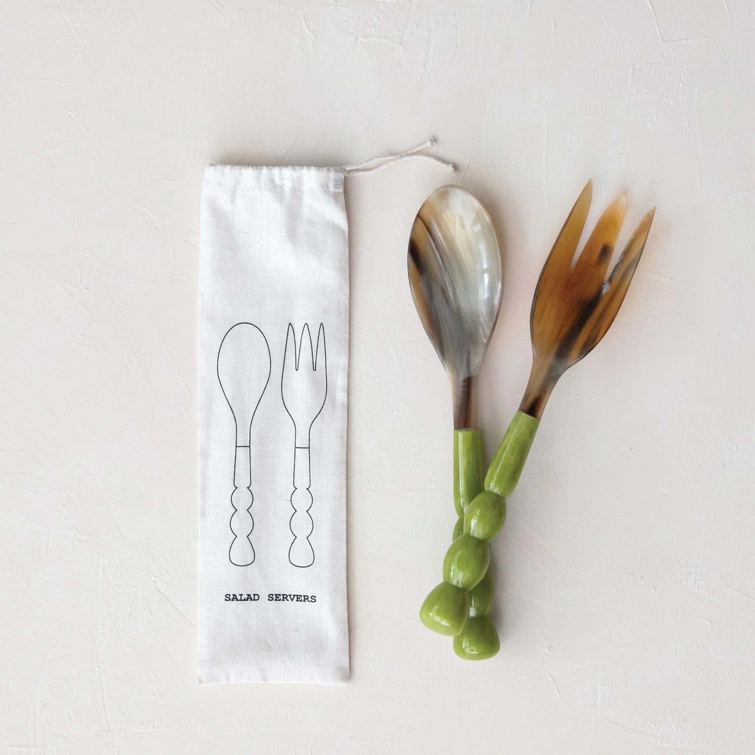 Horn Salad Servers