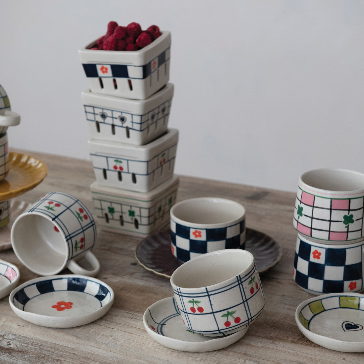 Modern Grid Berry Basket