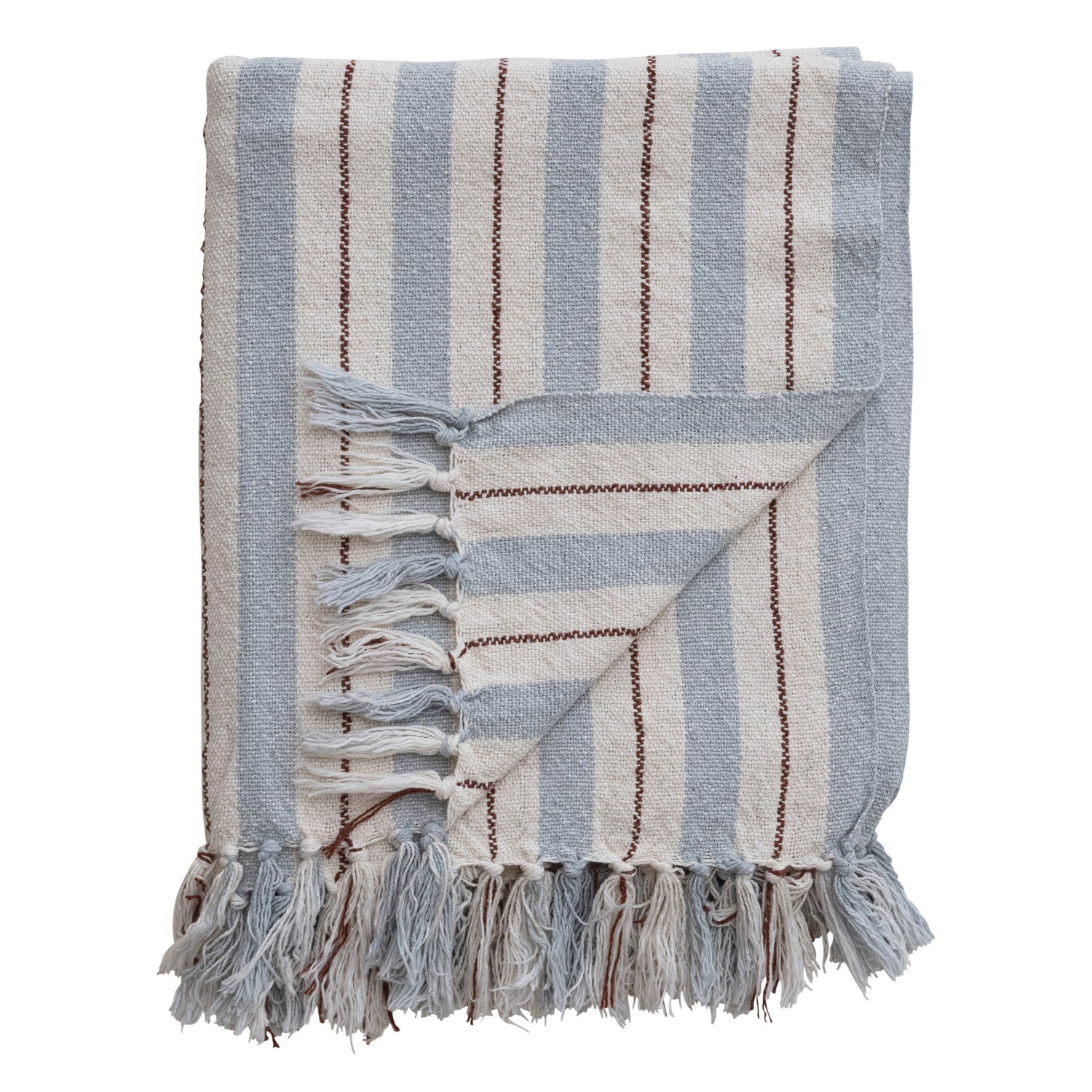 Woven Striped Throw