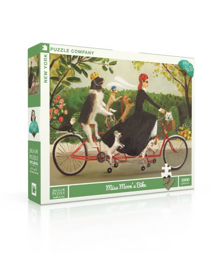 Miss Moon's Bike 1000 Piece Puzzle