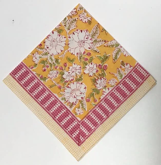 Camelia Yellow Napkin