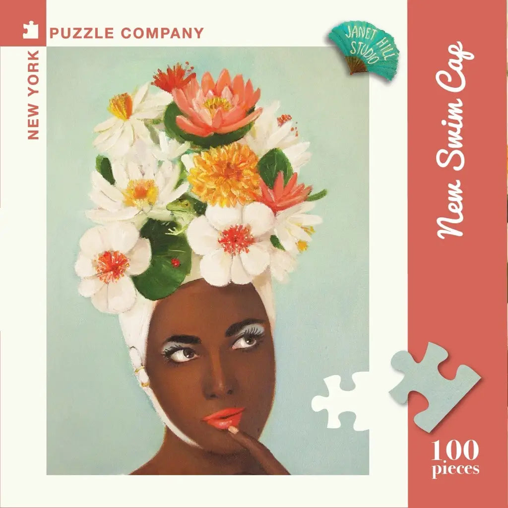 New Swim Cap 100 Piece Puzzle