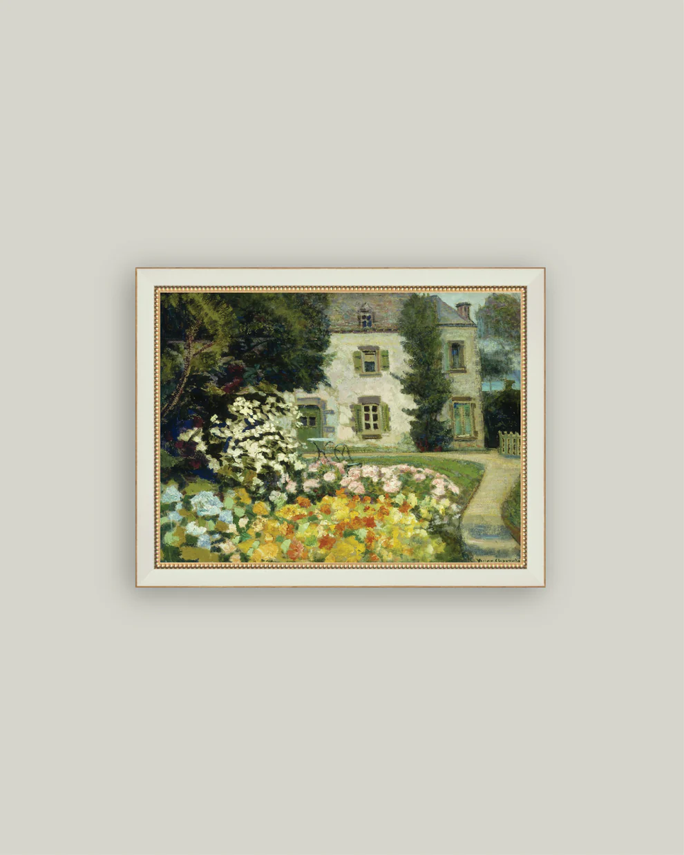 House in Ploare Framed Art