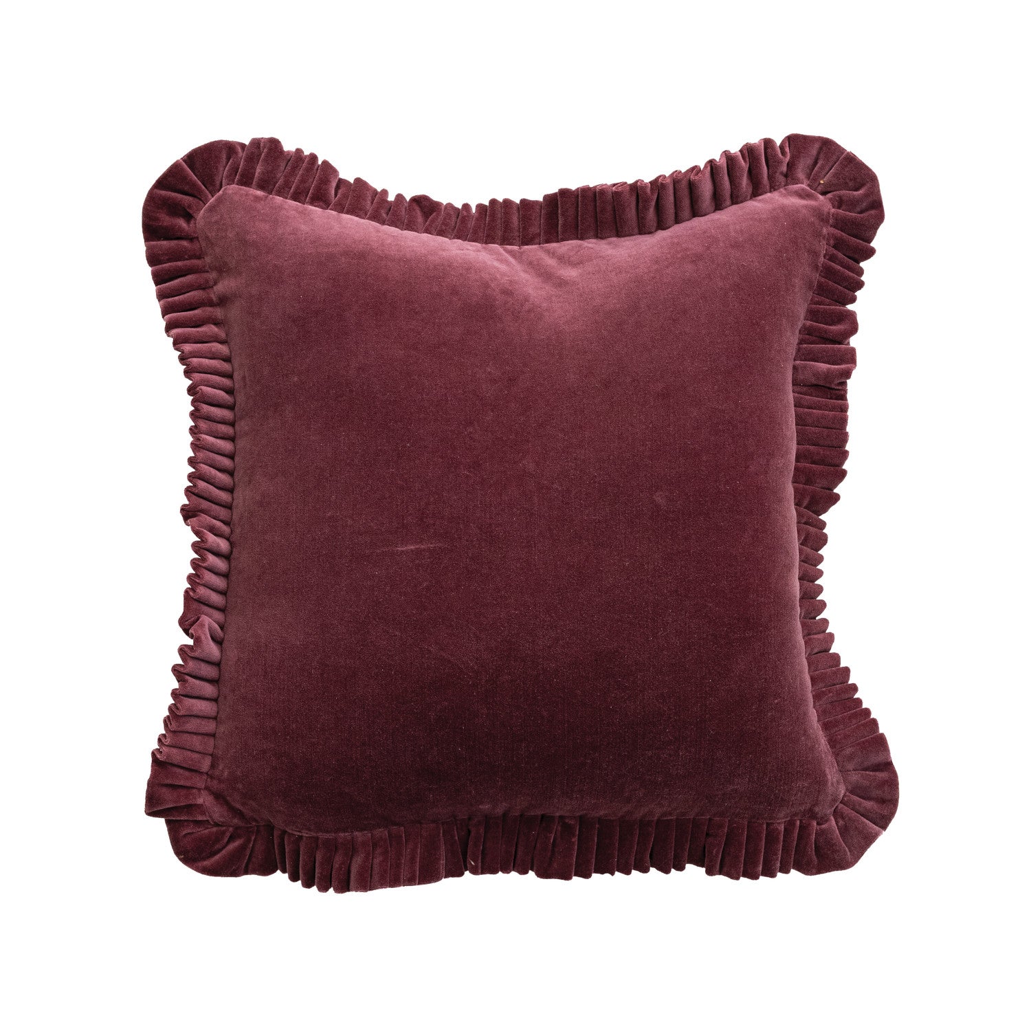 Velvet Ruffle Pillow