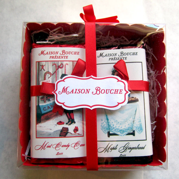 Milk Chocolate Holiday Bar Gift Set Box