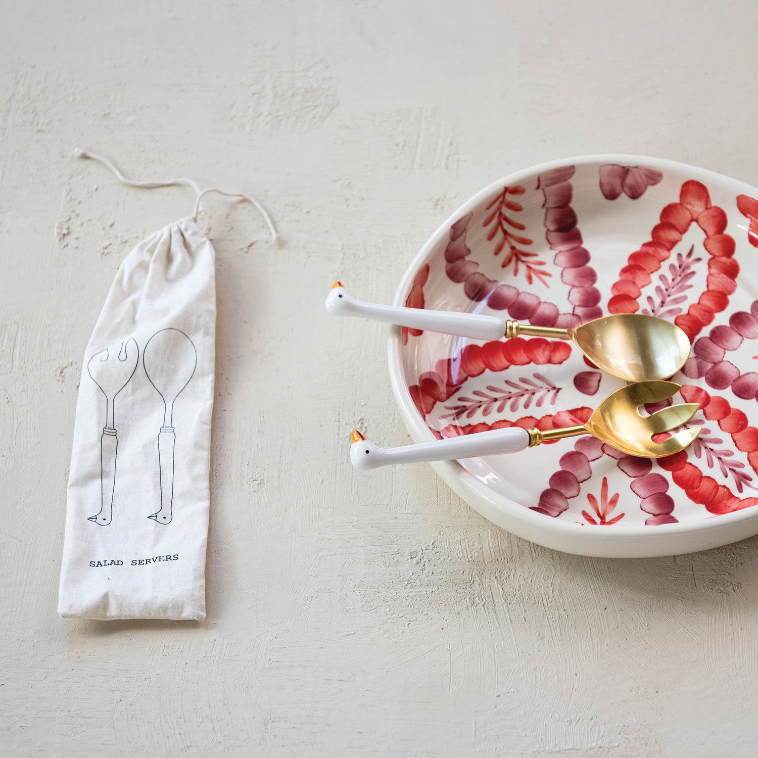 Forth and Home Goose Salad Servers - Thumbnail 2