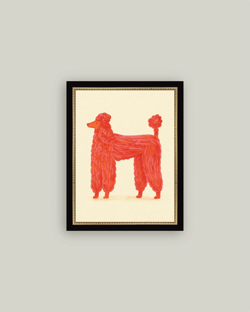 Parisian Poodle Framed Art