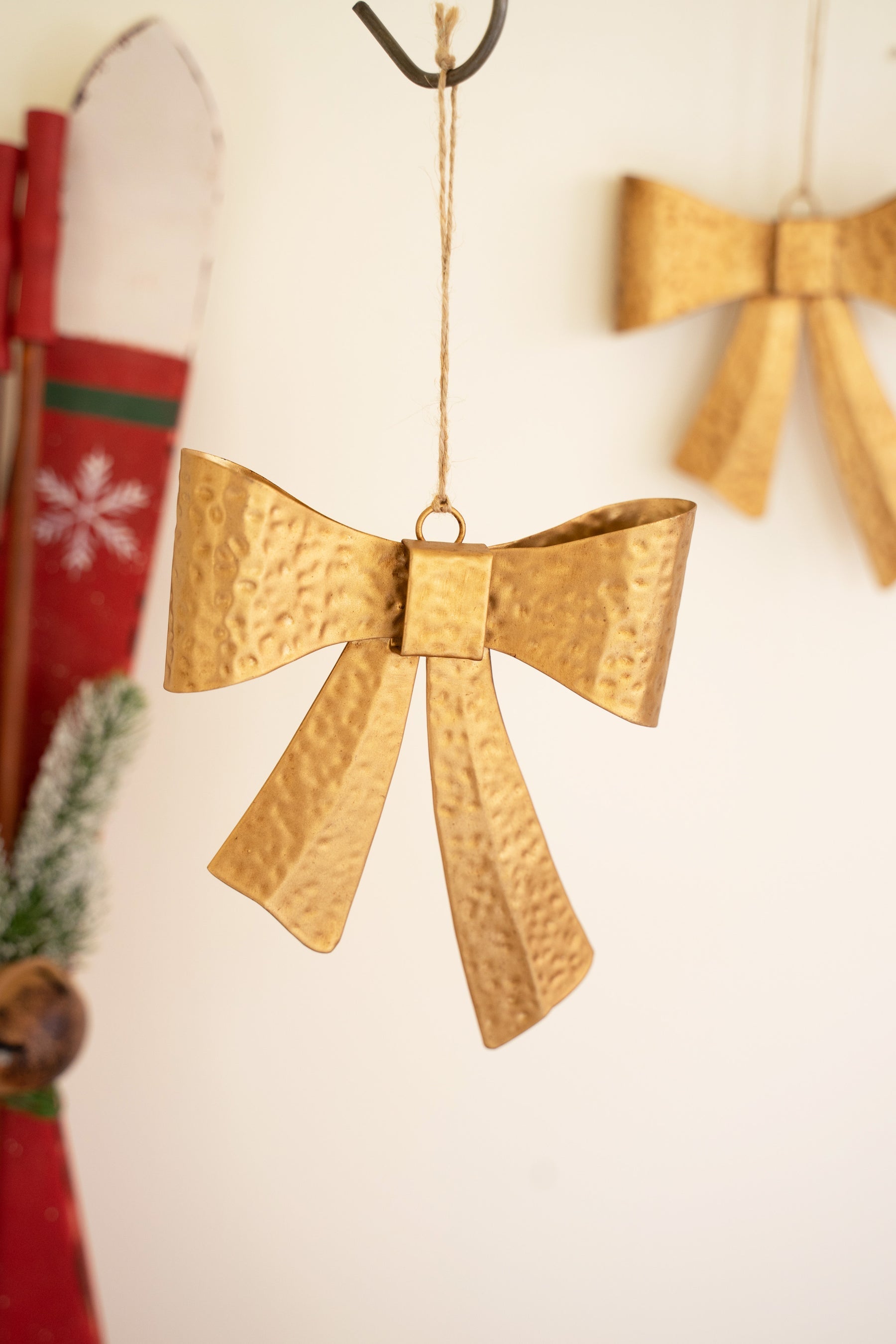 Gold Bow Ornament