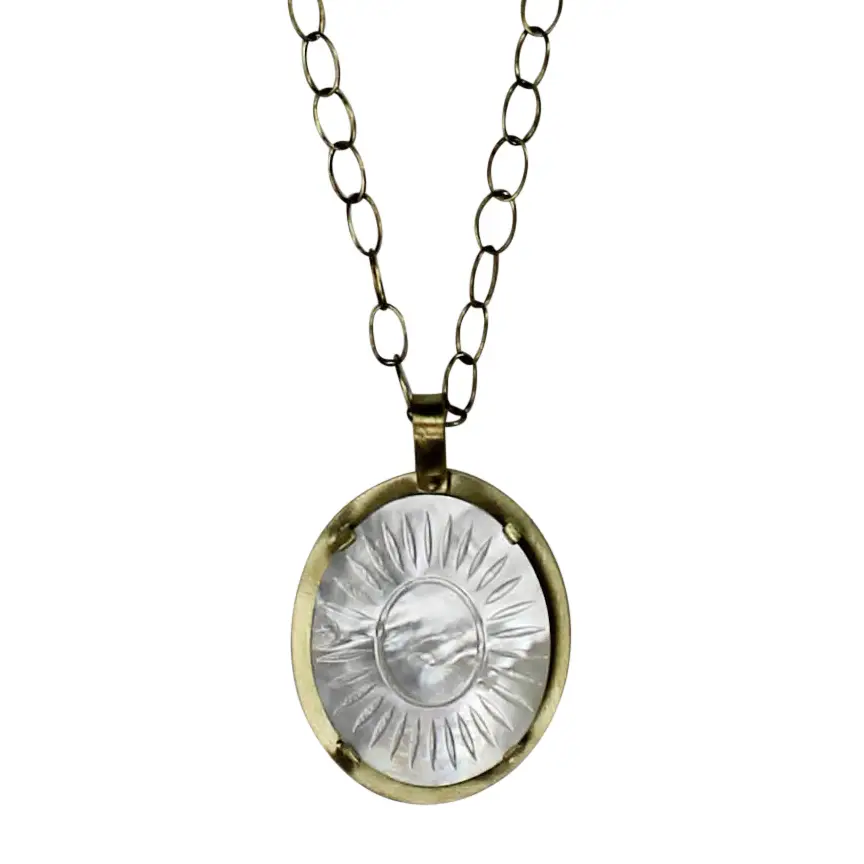 Zahara Flower Pendant Necklace