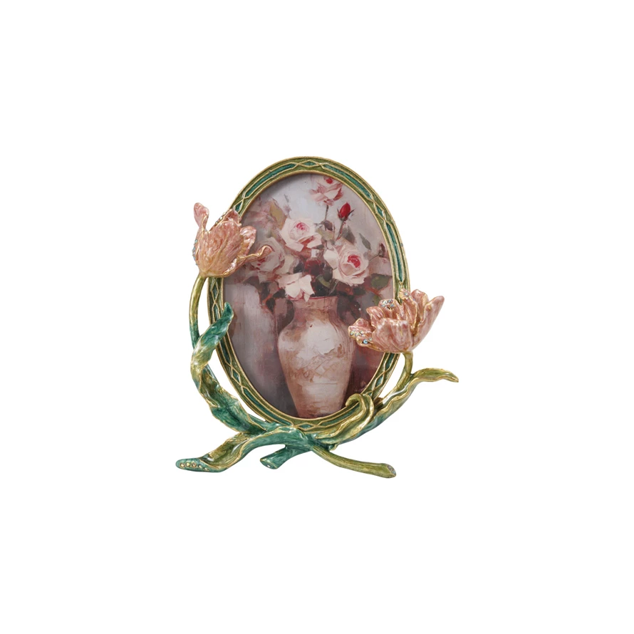 Poppies Pewter Frame