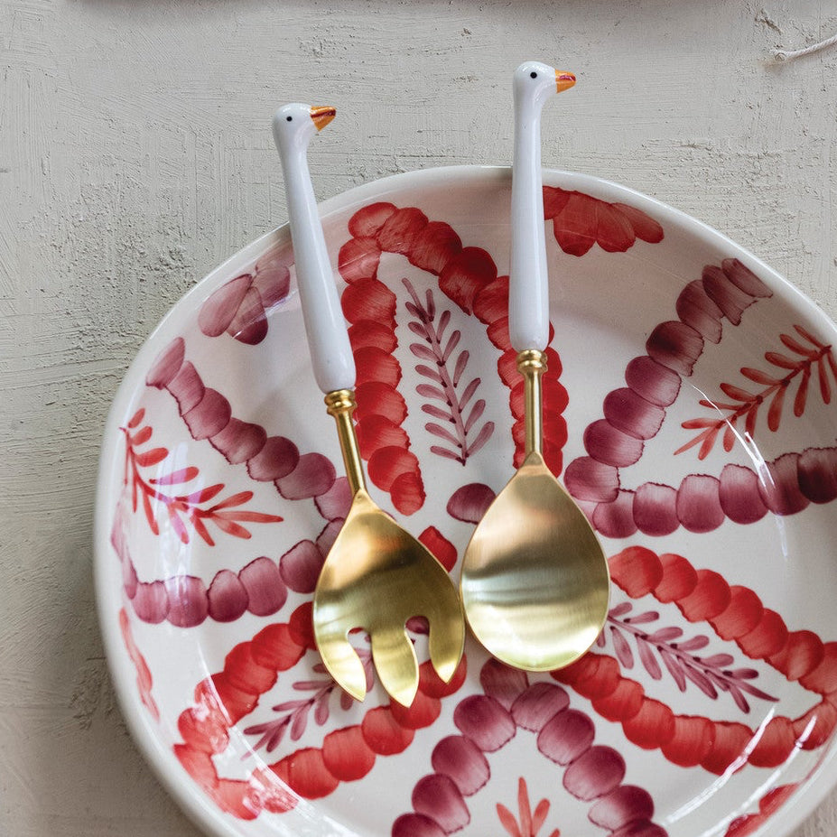 Goose Salad Servers