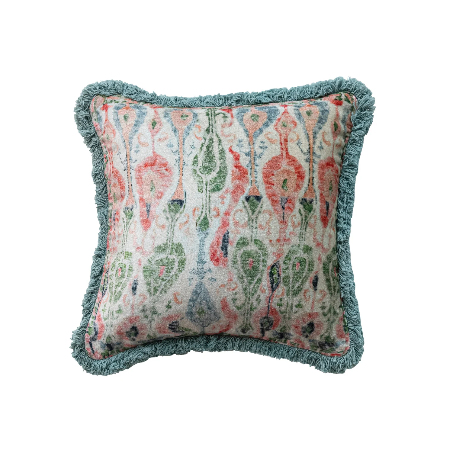 Velvet Fringe Pillow