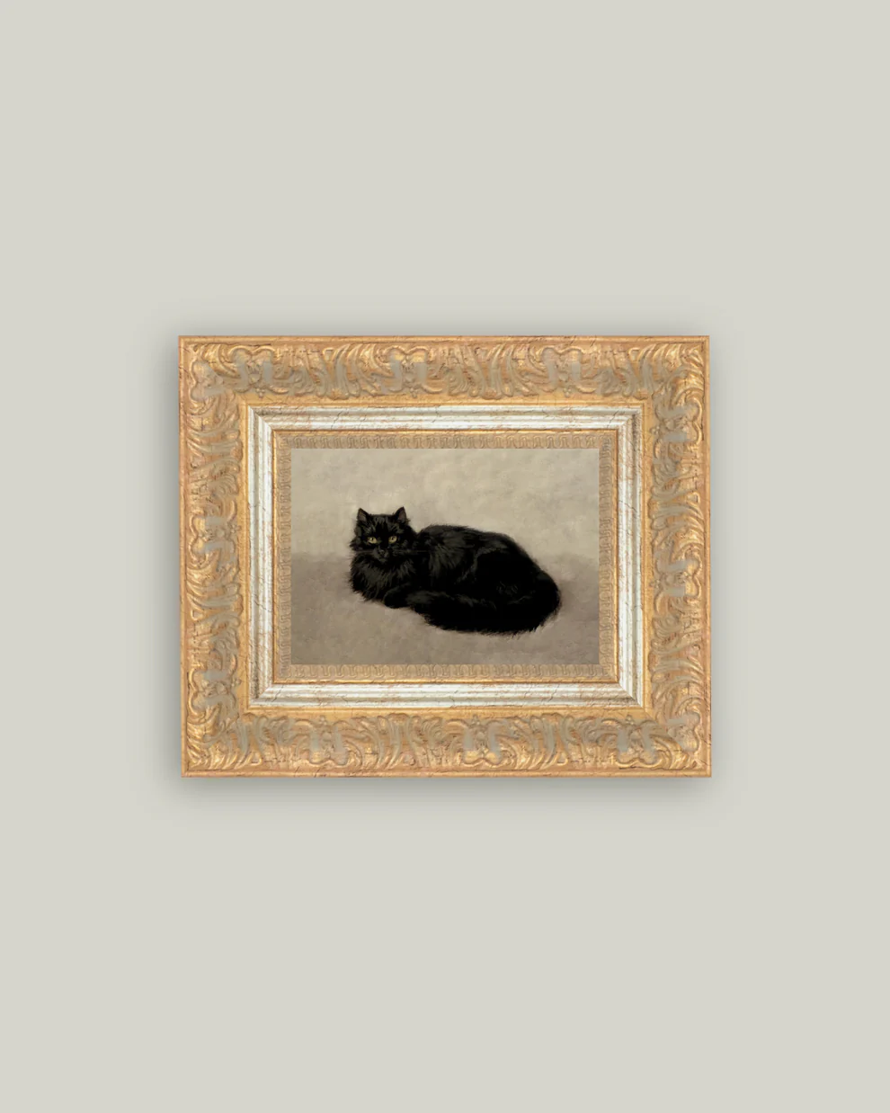 Black Cat Framed Art