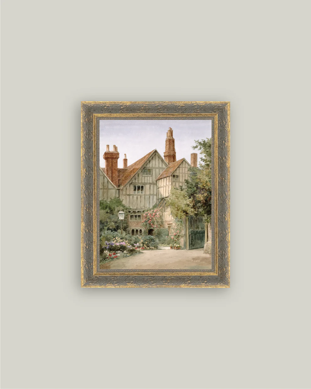 Old Manor House Framed Art