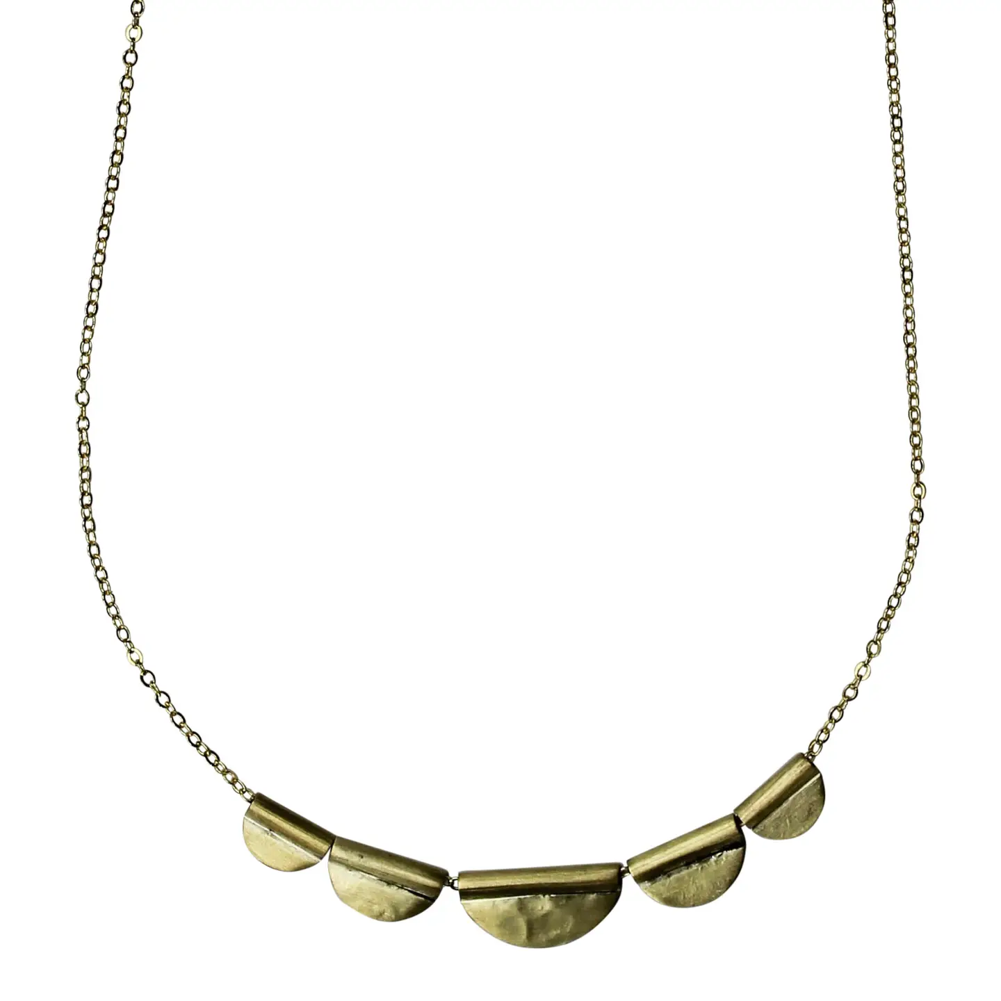 Delicate Brass Necklace