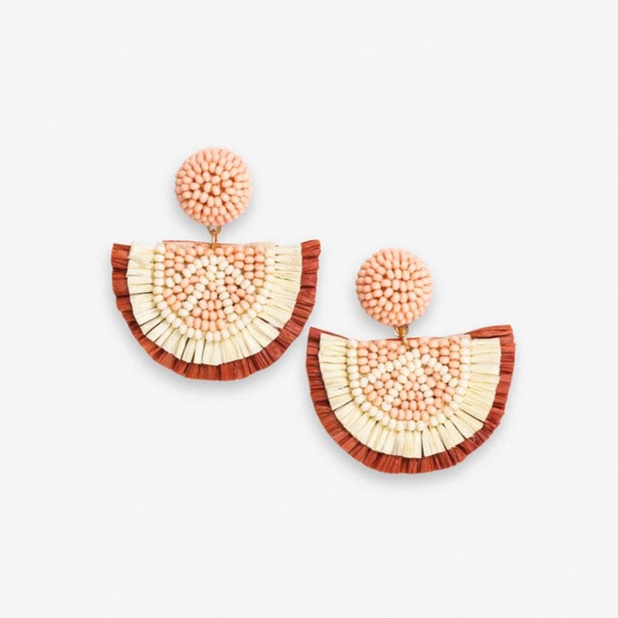 Josephine Raffia Drop Earrings