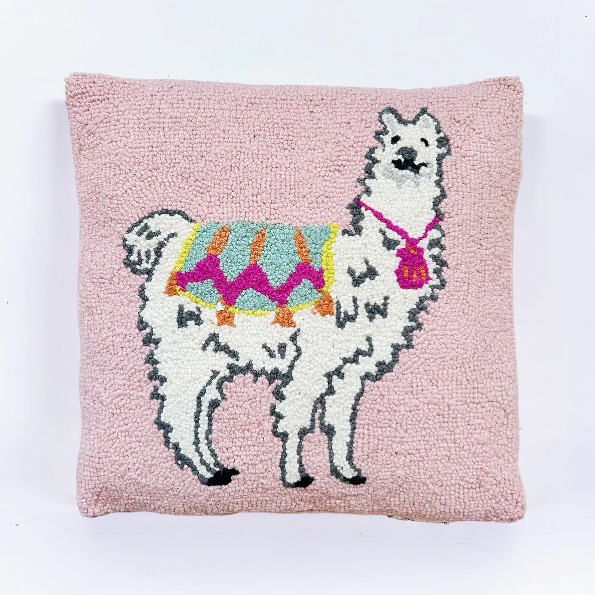 Fancy Llama Hook Pillow